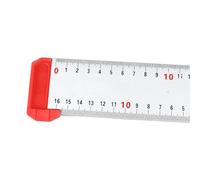 Adjustable T Square 600mm 2 in 1 Adjustable Angle Ruler T Type Marking Ruler for Woodworking Construction Sturdy Aluminum Alloy Silver 60cm