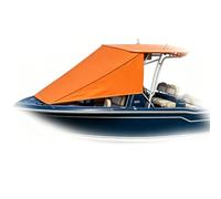 Adjustable T-Top Boat Bimini Top Shade Cover, Waterproof UV Protection Canopy, 7 Colors Optional, Universal Replacement Awning for Most Center Console Boats(Orange,275x305cm)