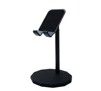 Adjustable Table Mount Non-Slip Stand for Tablet Smartphone in Black