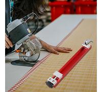 Adjustable Table Saw Fence Jig Guide with 0-300mm Width Range, Aluminum Alloy Cutting Machine Ruler for Precise Narrow Strip Cuts, Compatible with 4-6 Inch(240mm)