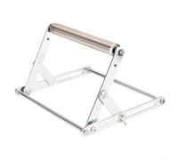 Adjustable Table Saw Stand for Woodworking - Metal Material Support Bracket with 25-145mm Height Adjustment, Foldable Lift Table Frame for Cutting Machine