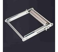 Adjustable Table Saw Stand with Lift Mechanism for Woodworking, Foldable Workbench Support Frame Compatible with Cutting Machines, 25-145mm He