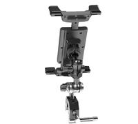 Adjustable Tablet Mount - 25cm Treadmill Holder Clamp, Universal Phone Stand | Secure Mount for Home Gym Exercise Bike Stroller Reading News Video Calling Hands Free Entertainment Accessory