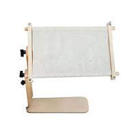 Adjustable Tabletop Embroidery Stand, 360° Rotating Cross Stitches Frame Holder with Stable Base, Hands-Free Needlework Lap Rack for Sewing Craft, Home Workshop Portable Gift for Women
