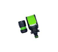 Adjustable Tap Connector Adapter with Click Lock System - Fits Most Mixer Taps - Includes 1/2 Inch or 5/8 Inch Hose Connector - MYPURECORE