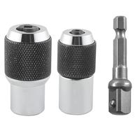 Adjustable Tap Socket Set, 3/8" Drive Tap Extractor Tool, Tapping Socket Threading Tool for Thread Taps, Reamers, Screw Extractors (with Extension Rod)