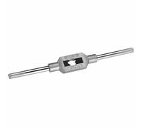 Adjustable Tap Wrench Handle, for Metric M1-M12 W1/16-1/2 Taps, Thread Tap Holder Reamer Hand Tapping Tool for Machinist Repair, Medium Carbon Steel Handle with Nickel Plated，tap Wrench