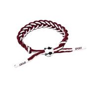 Adjustable Team Bracelet Team Spirit Wristband Soccer Bracelets Adjustable Charm Wristband Team Players Friendship Cord Bracelets Jujube Red