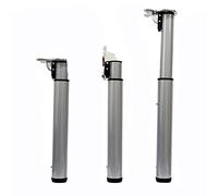 Adjustable Teles Folding Table Legs, 50-130 cm Height, Sturdy & Slish Support for Breakfast Bars, Tables & Shelves, Versatile 90 cm Feet for Easy Use