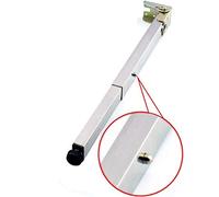 Adjustable Teles Folding Table Legs - Stainless Steel Height-Adjustable Desk Supports for DIY Workbench, 120cm Recular Fur, Versatile & Sturdy Design