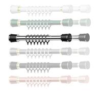 Adjustable Teles Shower Rod 40-500cm - No Drill, Pressure-Mounted Metal Track for Bathrooms & Dressing Rooms - Easy Install, Space-Saving, Durable Design