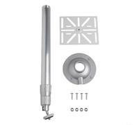 Adjustable Telescopic Aluminium Alloy Vertical Hanging Camera Bracket Ceiling Mount for PTZ Dome Security Camera Indoor Outdoor Installation on Wall Pillar or(30-60cm)