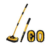 Adjustable Telescopic Car Wash Brush Kit Vehicle Cleaning Tool Mop Long Handle