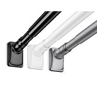Adjustable Telescopic Curtain Rod 0.4m5m 32mm Diameter No Drilling Required Expandable Shower Curtain Pole Easy Install for LargeTension Rod