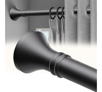 Adjustable Telescopic Curtain Rod 40-500cmHeavy Duty No Drill Tension Rod for Shower Bathroom Closet & BedroomGray 160-250CM