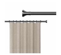 Adjustable Telescopic Curtain Rod 40500 cm No Drill Installation RustResistant Ideal for Bathroom & Kitchen Fits 123" 157" Spaces Strong & Durable Design