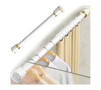 Adjustable Telescopic Curtain Rod - Elegant No-Drill Tension Bar Rust Resistant for Living Room Bedroom Bathroom (310-400cm/123-157in)