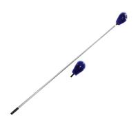 Adjustable Telescopic Gutter Cleaning Brush, 6 Sections, Durable Blue Brush Heads, Multi-Angle Tool for Roof and Downspouts, Easy Gutter Maintenance