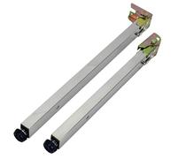 Adjustable Telescopic Metal Table Legs - Folding Support for Dining Coffee & Bar Tables - Sturdy Feet for Indoor & Outdoor Use - 80 cm (31.5 Inches)