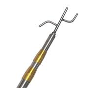 Adjustable Telescoping Boat Hook for Pontoon Docking and Rescue Operations