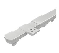 Adjustable Telescoping Curtain Rod 85300 cm Retractable Wall/Ceiling Drapery Pole Versatile Privacy Partition Easy Install for Ceiling Heights 145270 cm