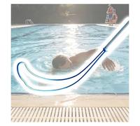 Adjustable Telescoping Swimming Pool Safety Pole with Body Hook, 10-23ft, Life Saving Tool for Rescuing Struggling Drowning Swimmers, Water Park Rescue Equipment