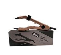 Adjustable Temperature 220℃ Smart Mini Heating Sharp Tip Hair Extension Iron, Fusion Keratin Bonding Tools Efficient Time Saving