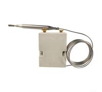 Adjustable Temperature Regulator, 16A 250V Mechanical Thermostat 870mm Capillary, 50-190°C Range, Fits ForEGO 55.13032.400 for Electric Fryer