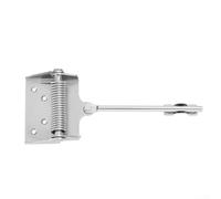 Adjustable Tension Concealed Door Hinge Designed for Smooth, Slam-Free Closing on Flush Mount and Overlay Doors (Silver)