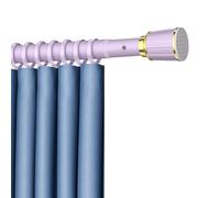 Adjustable Tension Curtain Rod 15.5" 196.5" Premium Stainless Steel Shower Curtain Rod for Bathroom & Lavender Color Fits 63" 97.5" Curtains