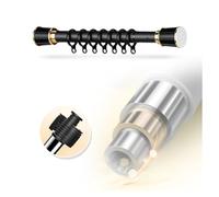 Adjustable Tension Curtain Rod 16-197 Inch No Drilling Extendable Pole for Kitchen Bathroom Wardrobe Balcony Windows