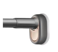 Adjustable Tension Rod for Curtains - No Drill, 280-350cm (9.19-11.48 ft) - Ideal for Bathroom, Window, Wardrobe - Easy Install, Gray, Space-Saving Solution
