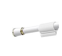 Adjustable Tension Rod for Curtains & Showers - No Drilling Required Versatile Use in Kitchen Bathroom Outdoor & More - Easy Installation Durable & Space-Saving