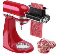Adjustable Thickness Meat Tenderizer Attachment for Kitchenaid Stand Mixers, Meat Tenderizer Tool, Steak Cuber Processor Accessories, Dishwasher Safe, BPA Free Food Grade Plastic