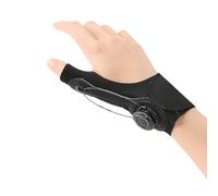 Adjustable Thumb Support Brace with Rotatable Knob Traction Design, Universal for Left Hand & Right Hand, Fracture Splint Immobilizer Tendon Sheath Fixed Thumb Guard Protector