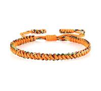 Adjustable Tibetan String Bracelet Woven Rope Knot Lucky Bracelets Tibetan Buddhist Couple Matching Friendship Jewelry for Women and Men, 11inches, Cotton, cotton