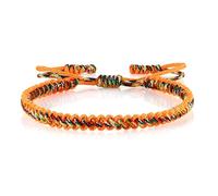 Adjustable Tibetan String Bracelet Woven Rope Knot Lucky Bracelets Tibetan Buddhist Couple Matching Friendship Jewelry for Women and Men, 11inches, Cotton, cotton