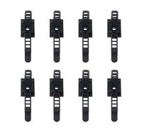 Adjustable Tie Straps - Strong Nylon Cable Ties, High Performance Cable Organiser, Reusable Back Adhesive Battle Bands, Flexible Cable Management Clips for Wood Glass Metal Rubber