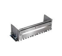 Adjustable Tiles Adhesive Scrapers Stainless Steel Notched Trowel Featurings 12mm Square Notch Edges in Tiling Projects Notched Trowel