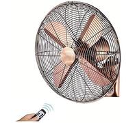 Adjustable Tilt Fan Home Business Wall Fan, Adjustable Oscillating Industrial Wall Mount Fan, High Velocity/Black/Heavy Duty, 56cm / 22in, 68cm / 26in, 78cm / 31in (Size : W:50cm/H:55cm)