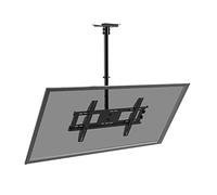 Adjustable Tilt & Swivel Ceiling TV Mount for 42 70 inch Televisions Space Saving Design Easy Installation Perfect for Home Theater and Living Room