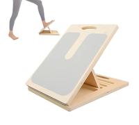 Adjustable tilting board made of folding beef stretcher with two positions, sinlips and side handle | Robust balance training device for training in the h