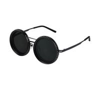 Adjustable Tint Sunglasses for Men, 1-9 Gears Polarized Glasses Stepless ND9 Tinted Sunglasses, Round Eyewear Accessories Filter Lentes Shade Lens for Shady Fishing & Beach