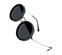 Adjustable Tint Sunglasses - Rounded Eyewear for Light Control | Aluminum Magnesium with ND Filter Lenses, Polarized Fishing Glasses, Anti Glare Gear, UV Protection for Outdoor Driving