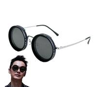 Adjustable Tint Sunglasses, Tinted Filter Lens, Fashion Eyewear with Adjustable Feature, Frame, Modern Circle Design with Style, Chinese New Year for Holiday Party