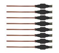 Adjustable Tire Chains - 8 Piece Snow Traction Set, Heavy Duty Car Snow Chains with Anti Slip Design, SUV Truck Pickup Van Sedan Winter Driving Safety Equipment for Icy Roads