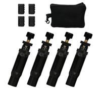 Adjustable Tire Deflators - 4x4 Offroad Gear, Rapid Deflation Tool | 4-Piece 10-30 PSI Kit, Auto-Stop Valve Set, Spin- Inflator Tool, Heavy-Duty Tire Deflator, Offroad Accessories for Vehicles