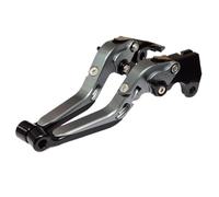 Adjustable Titanium/Black Brake & Clutch Levers, Compatible with Suzuki GSX-8T / GSX-8TT 2025-2027