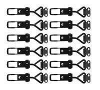 Adjustable Toggle Latch Clamp 220lbs Capacity 12pcs Metal Heavy Duty | Predrilled Mounting Holes, Spring-loaded Self-locking Mechanism, for Equipment Cabinets and Industrial Enclosures