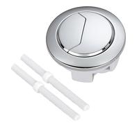 Adjustable Toilet Double Push Flushing Button Round Water Tank Accessories Toilet Button Flush Valves Replacement Kit